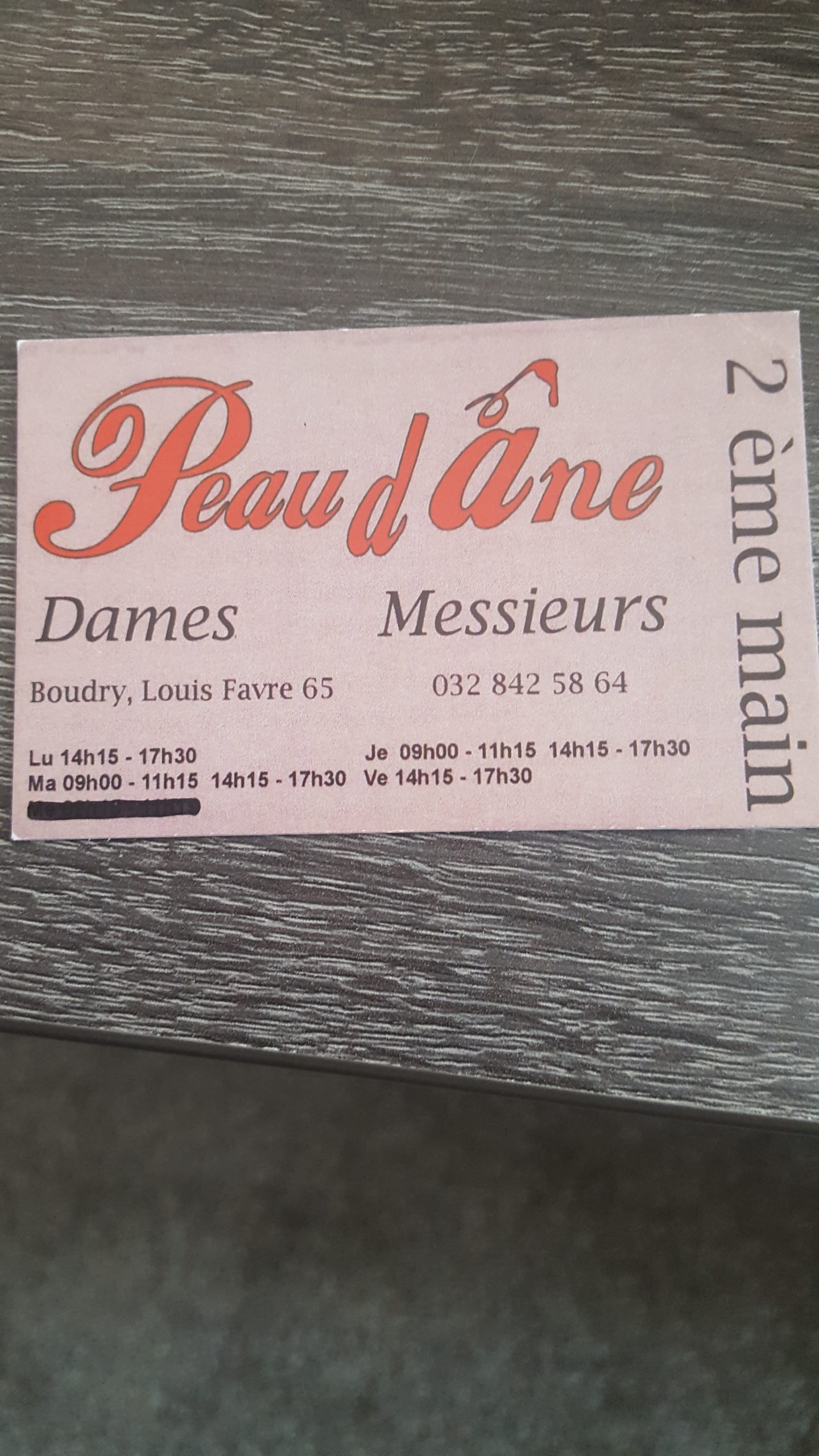 Peau d’âne 2ème Main troc